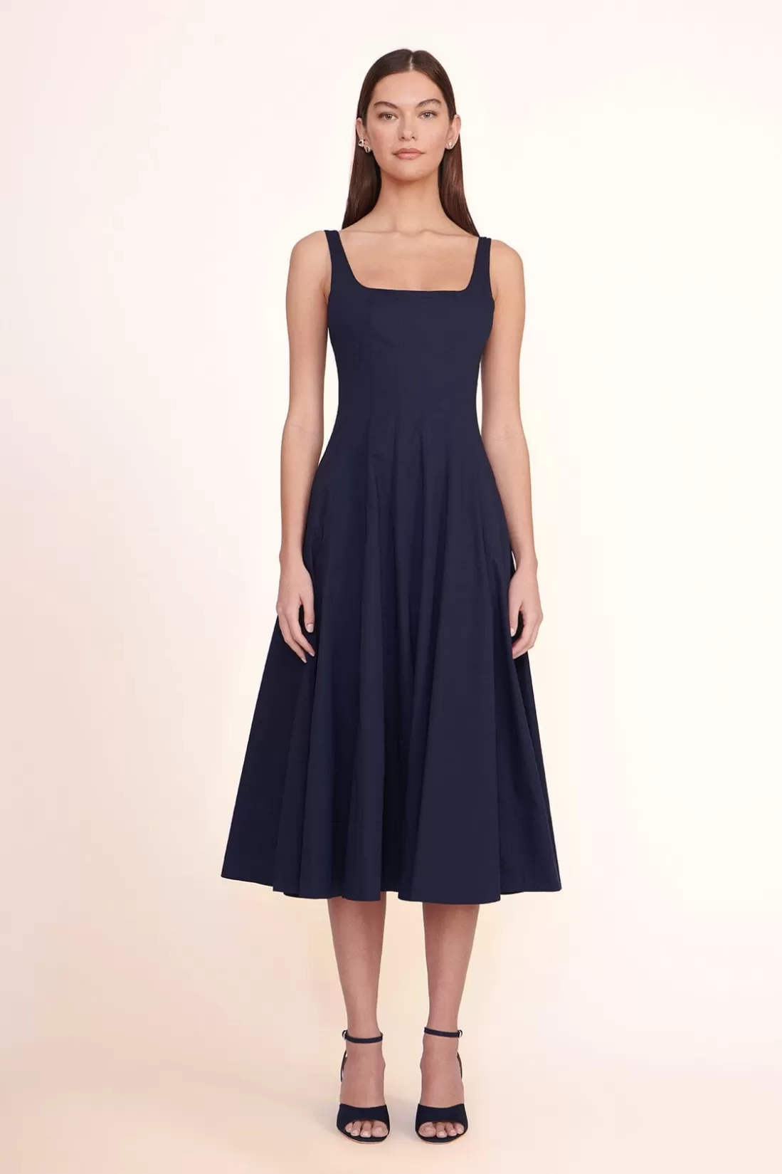 STAUD - WELLS DRESS NAVY