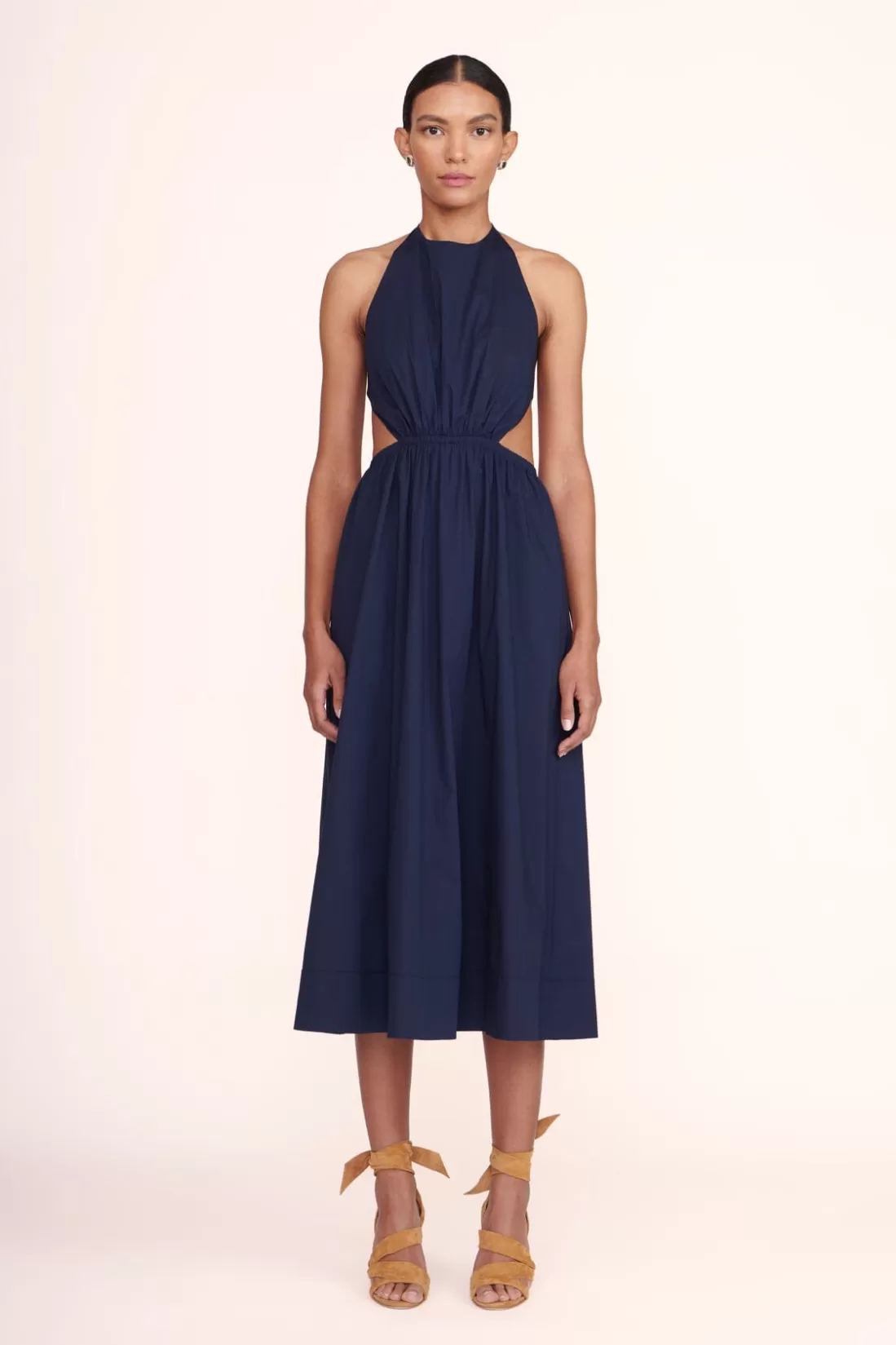 STAUD -VANESSA DRESS - NAVY