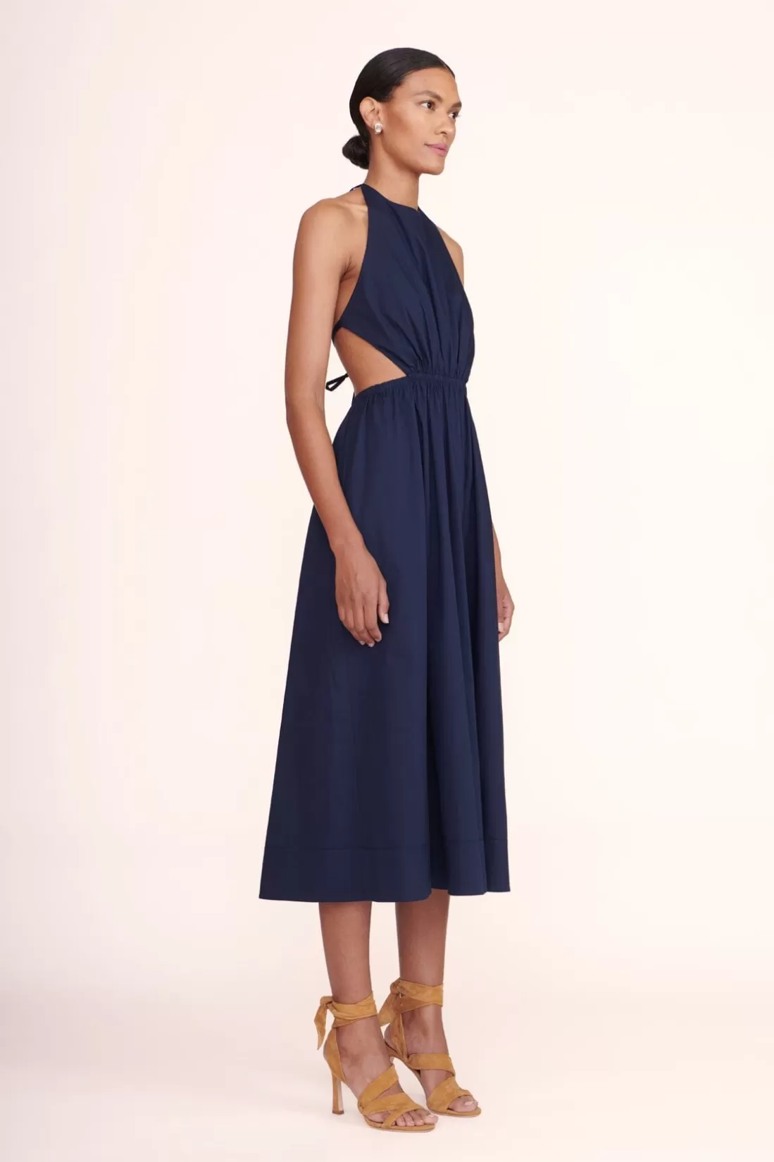 STAUD -VANESSA DRESS - NAVY